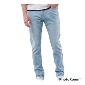 HOLLISTER epic flex men’s blue jeans tapered